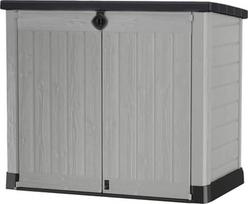 "Keter Store It Out Ace 1200L" sandėliavimo dėžė, atspari oro sąlygoms ir užrakinama, atspari UV spinduliams, hidraulinis dangtis, pilka 145,5 x 82 x 123,5 cm