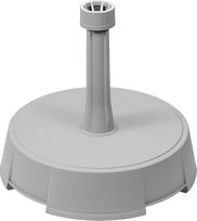 "Schneider 877-14" betoninis skėčių stovas apie 20 kg Sidabriškai pilkas 21,9 kg