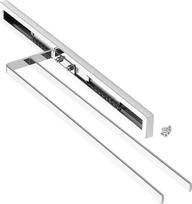 "So-Tech® Elegance Chrome" 2 rankenų rankšluosčių džiovintuvų laikiklis 415 mm su įdėklu 715 mm prailgintas rankšluosčių džiovintuvas