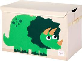 3 Sprouts žaislų dėžė su dangčiu - vaikų kambario dėžė, žaislų dėžė vaikams, žaislų dėžė - dinozauras