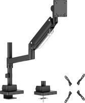 Biuro GS612AEXP monitoriaus laikiklis su kolonėle Ypač stipri iki 27 kg iki 57 colių atraminė ranka su dujiniu pakėlimu LED LCD monitoriams VESA 75 x 75 100 x 100 200 x 200 Biuro GS612AEXP (juoda, 1