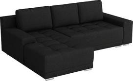 David kampinė sofa su miego funkcija ir lovos dėže I L formos sofa I kampinė sofa su miego funkcija I spyruoklinė šerdis I universali kampinė (dešinė arba kairė) sofa Juoda