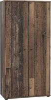 FORTE Tempra 2 komoda su 2 durelėmis, inžinerinė mediena, senovinio stiliaus, 73,7 x 149,5 x 34,8 cm (plotis x aukštis x gylis)