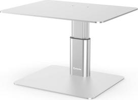 GOKEDA Reguliuojamo aukščio metalinis monitoriaus stovas, tinkamas nešiojamajam kompiuteriui, kompiuteriui, ekranui, "iMac", televizoriui, asmeniniam kompiuteriui, staliniam kompiuteriui ir visiems ekranams biure ir namuose (iki 15 kg)