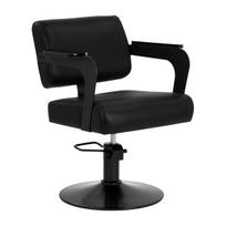 Kirpyklos kėdė hidraulinė HAIR SYSTEM Jet Noir, juoda