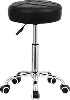 KKTONER Riedanti taburetė, baro taburetė, darbo taburetė, reguliuojamo aukščio, 51-67 cm, pasukama, pagaminta iš dirbtinės odos,