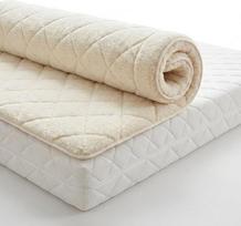 Lanamed Lanamed Lanamed Premium Virgin Wool Mattress Topper 90 x 200 cm Ypač tankus, itin minkštas Merino ėriuko pluoštas 650 g/m² Aukščiausia kokybė: Woolmark, Oeko-Tex