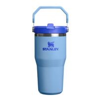 Mėlynos spalvos iš nerūdijančio plieno termosas 600 ml IceFlow™ Flip Straw 2.0 Tumbler Blue Sky – Stanley
