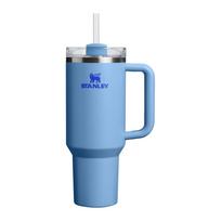 Mėlynos spalvos iš nerūdijančio plieno su šiaudeliu termosas 1,18 l Quencher H2.O FlowState™ Tumbler Blue Sky – Stanley