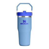 Mėlynos spalvos iš nerūdijančio plieno termosas 410 ml IceFlow™ Flip Straw 2.0 Tumbler Blue Sky – Stanley