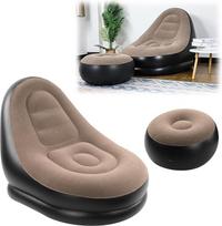 Pripučiama sofa, poilsio kėdė, pripučiama kėdė, nešiojamoji oro kėdė su kojūkais, pripučiama sofa, skirta naudoti kaip žaidimų kėdė arba stovyklavimo kėdė