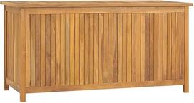 Sodo dėžė 114 x 50 x 58 cm Medžio masyvo tikmedžio sėdynės skrynia su saugojimo vieta Suoliukas Lauko sodo suoliukas su saugojimo dėžute Medinė sėdynės skrynia Medinė sodo dėžė Didelės saugojimo dėžės