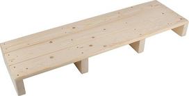 uyoyous Medinis laiptelis su neslystančiomis pagalvėlėmis, 100 x 30 x 11 cm, medžio masyvo mobilumo laiptelis vaikams ir suaugusiesiems, ilgas kojos laiptelis, skirtas vonios kambariui, tualetui, vonios kambariui, spintai,