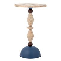 Iš kėnio masyvo apvalios formos šoninis stalas ø 30 cm Mannelli – Bloomingville