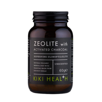 KIKI Health Zeolitas - Ceolitas su aktyvuota anglimi, milteliai 60 g.