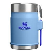 Mėlynos spalvos iš nerūdijančio plieno maistui termosas 400 ml Legendary Food Jar + Spork Blue Sky – Stanley