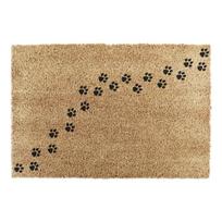 Iš kokoso pluošto grindų kilimėlis 40x60 cm Paw Prints – Artsy Doormats