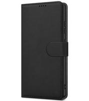Juodas atverčiamas dėklas Samsung Galaxy S26 telefonui "Fancy Wallet"