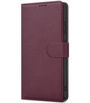 Raudonas atverčiamas dėklas Samsung Galaxy A57 5G telefonui "Fancy Wallet"