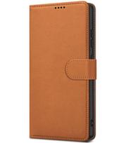 Rudas atverčiamas dėklas Samsung Galaxy A57 5G telefonui "Fancy Wallet"