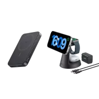 Įkroviklis Anker MagGo Charging Station (3-in-1, Dock Stand) Black