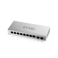 ZYXEL GS1200-10 V3, 8 PORT GIGABIT, 2 X SFP WEBMANAGED DESKTOP SWITCH