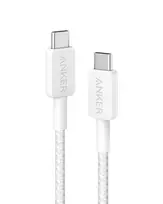Laidas Anker 322 USB-C to USB-C Cable (3ft Braided) White