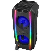 Speaker SVEN PS-740, black (100W, TWS, Bluetooth, FM, USB, microSD, LED-display, 4400mA*h)