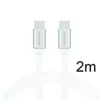 Swissten Textile Universal Quick Charge 3.0 USB-C to USB-C Data and Charging Cable 2m