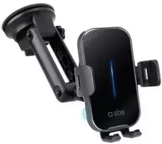 SBS Universal Phone Holder 7" with Wireless Charger 15W