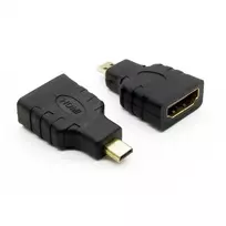 RoGer MHL universalus adapteris Micro HDMI -> HDMI juodas