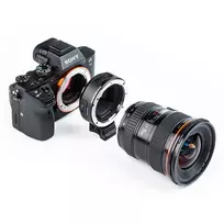 Adapteris - Viltrox EF E5 Canon EF/EF S į Sony E tvirtinimo adapterį, automatinis fokusavimas, OLED ekranas