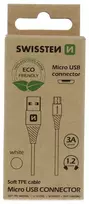 Swissten Eco Friendly Fast Charge 3A Micro USB Data and Charging Cable 1.2m