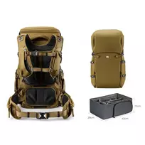 Krepšys - K&F Concept Star Wander 05 40L Vandeniui Khaki