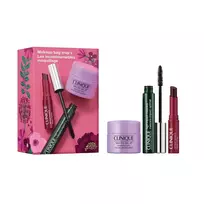 CLINIQUE_SET Kosmetinė High Impact tušas 7 ml + Almost Lipstick Black Honey 1,2 g + Take The Day Off valomasis balzamas 15 ml
