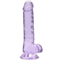 Falo imitatorius Crystal Clear (17 cm) (violetinis)