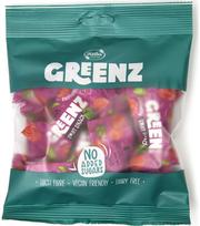 Vaisių užkandžiai su avietėmis „Greenz raspberry“, 110 g