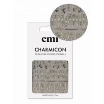 E.Mi Lipdukai nagams Charmicon Silicone Stickers #231 Flowers and Phrases