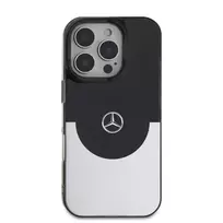 Mercedes PC|TPU Double Layer MagSafe Case for iPhone 16 Pro Black|Silver