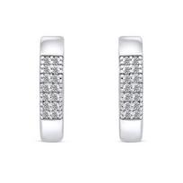 Sidabriniai auskarai su cirkoniu moterims Brilio Silver EA342W sBS1605
