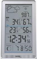 Technoline Wetterstation, Außentemperaturanzeige, Barometer (Luftdruckmesser), Innentemperaturanzeig