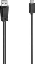 Hama USB-C-Kabel, USB-A-Stecker - USB-C-Stecker, USB 2.0, 480Mbit/s, 0,75 m (00200631)