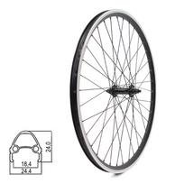 Priekinis ratas 26" // V-Brake, 36H, veržlė, dvigubas, kniedytas, aliuminis