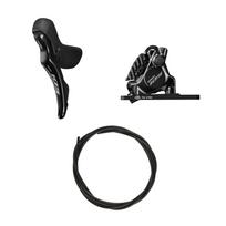 Pavarų/stabdžių rankenėlės Shimano 105 ST-R7120 2-speed ir stabdžių suporto Shimano 105 BR-R7170 Flat Mount komplektas // Priekinė pusė