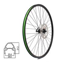 Priekinis ratas RYDE 28" // diskiniams 6B, 36H, QR, kniedytas (kartu su rotoriumi)