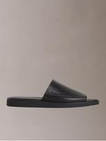 CALVIN KLEIN Vyriškos odinės basutės, SQ SANDAL SLIDE LTH