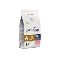 Exclusion Urinary maistas katėms su kiauliena, žirniais, ryžiais, 1,5 kg