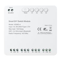 Avatto Wi-Fi 10A 4 kanalų išmanusis valdiklis, Dry contact