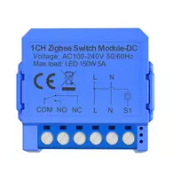 Avatto ZWSM16-DC-1 – 1 kanalo Zigbee jungiklio modulis su sausu kontaktu