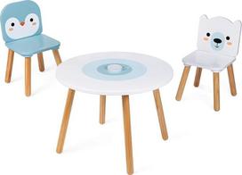 "Janod" J09650 "Polar Medium White" stalas ir 2 kėdės